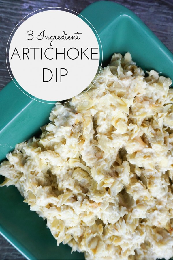 3 Ingredient Artichoke Dip