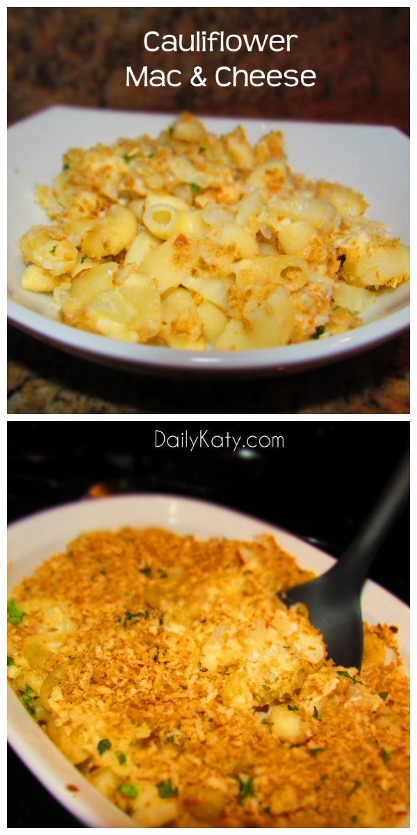 Cauliflower Mac & Cheese {Recipe} - Daily Katy