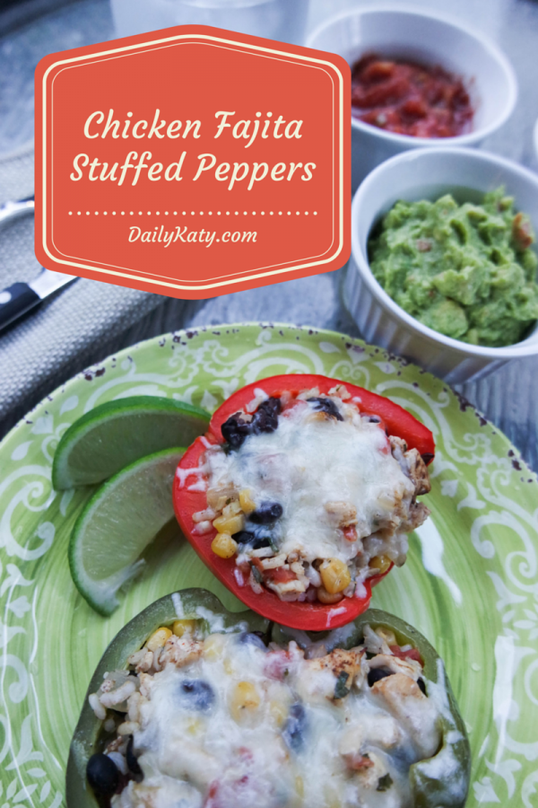 Chicken Fajita Stuffed Pepper Recipe for Cinco de Mayo