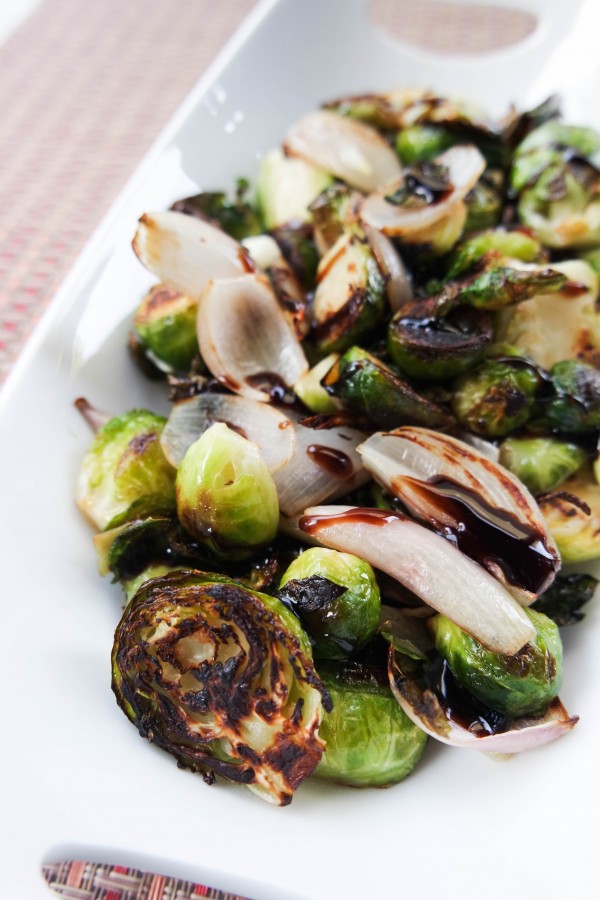 Balsamic Brussels Sprouts Recipe on DailyKaty.com