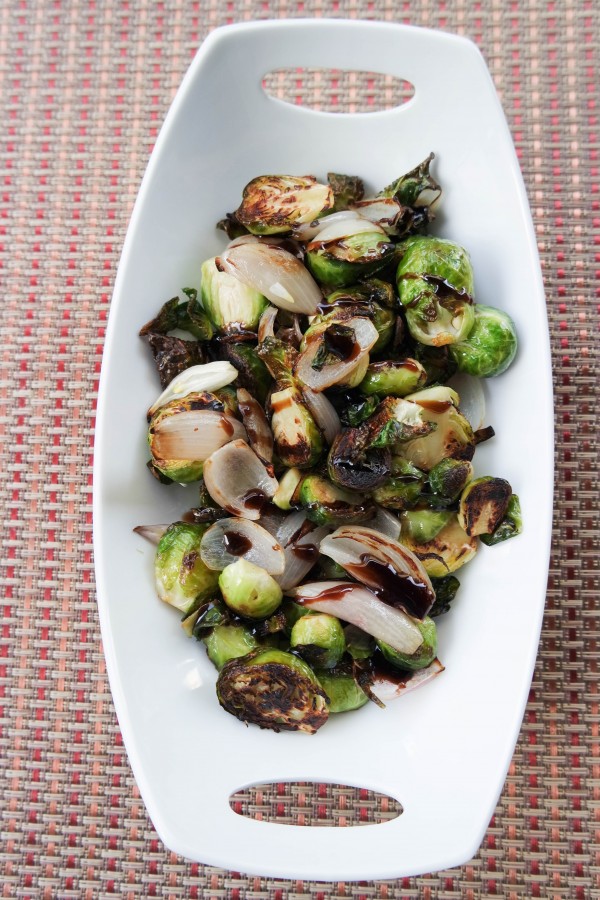 Balsamic Brussels Sprouts Recipe on DailyKaty.com