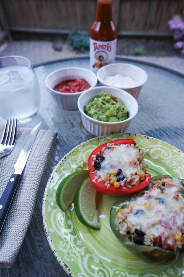 Chicken Fajita Stuffed Pepper Recipe on DailyKaty.com