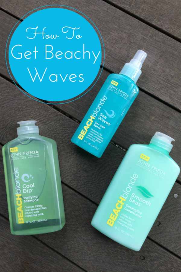 John Frieda Beach Waves Tutorial on DailyKaty.com