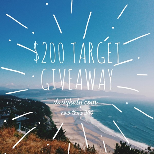 $200 Target Gift Card Giveaway on DailyKaty.com