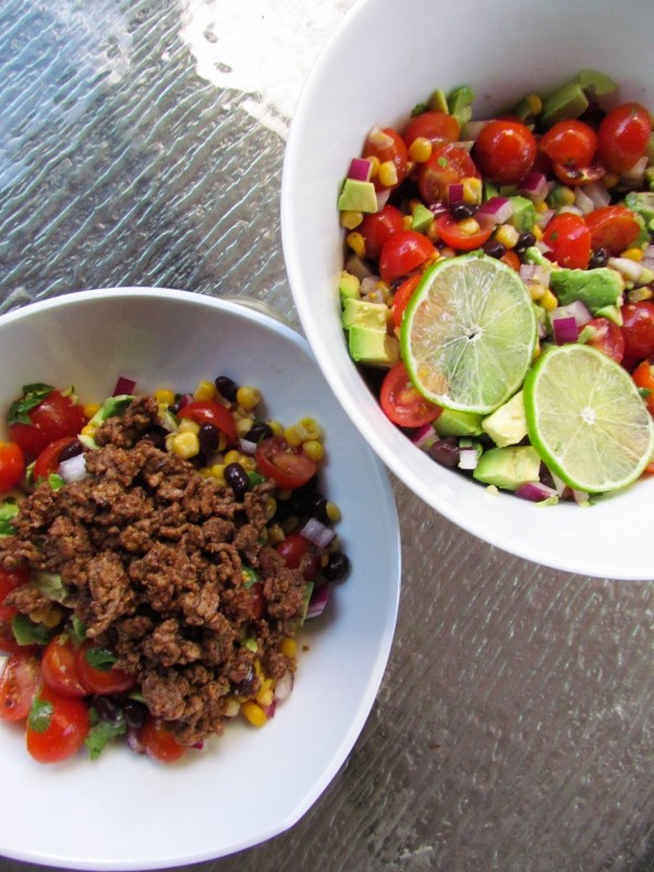 Healthy, Easy Mexican Salad on DailyKaty.com