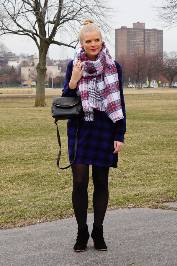 Mixing Plaids on DailyKaty.com