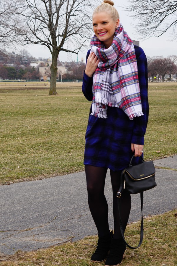 Mixing Plaids on DailyKaty.com