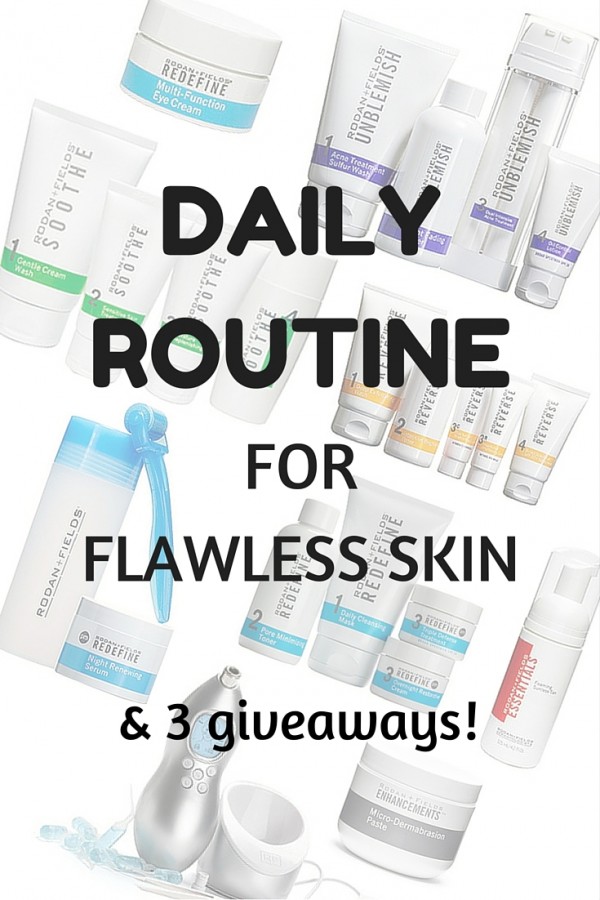 My Daily Routine for Flawless Skin, plus 3 Giveaways!