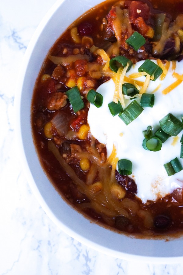 Crock Pot Turkey Chili