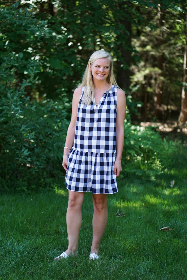 Gingham Dress on DailyKaty.com #loveloft