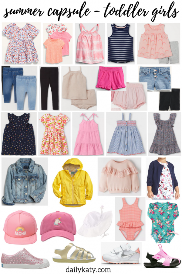 Toddler Girl Summer Capsule Wardrobe