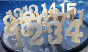 Giveaway: Wooden Table Numbers from Etsy’s Wine Accents by Linda