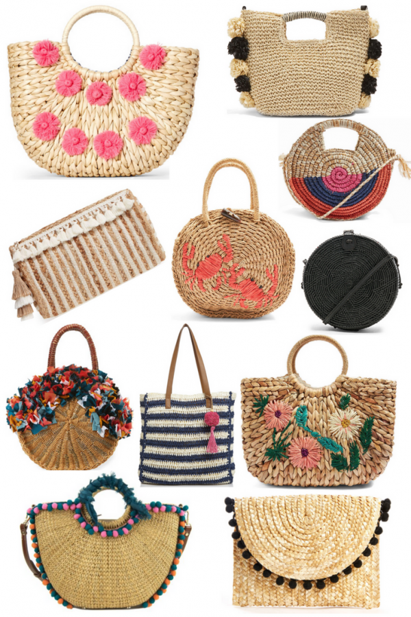 Straw Bags for Spring, Summer & Vacations