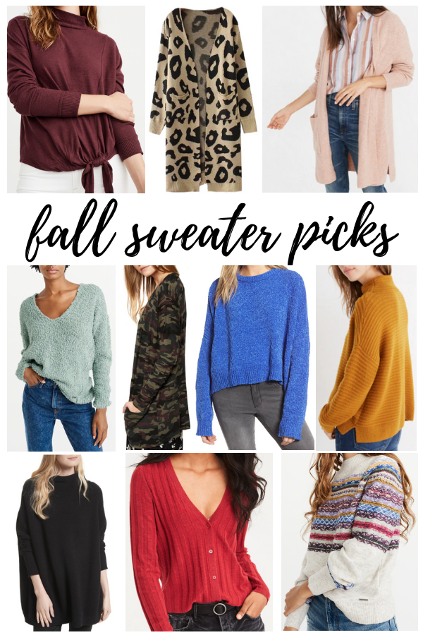 Fall Sweaters for Chillier Temps